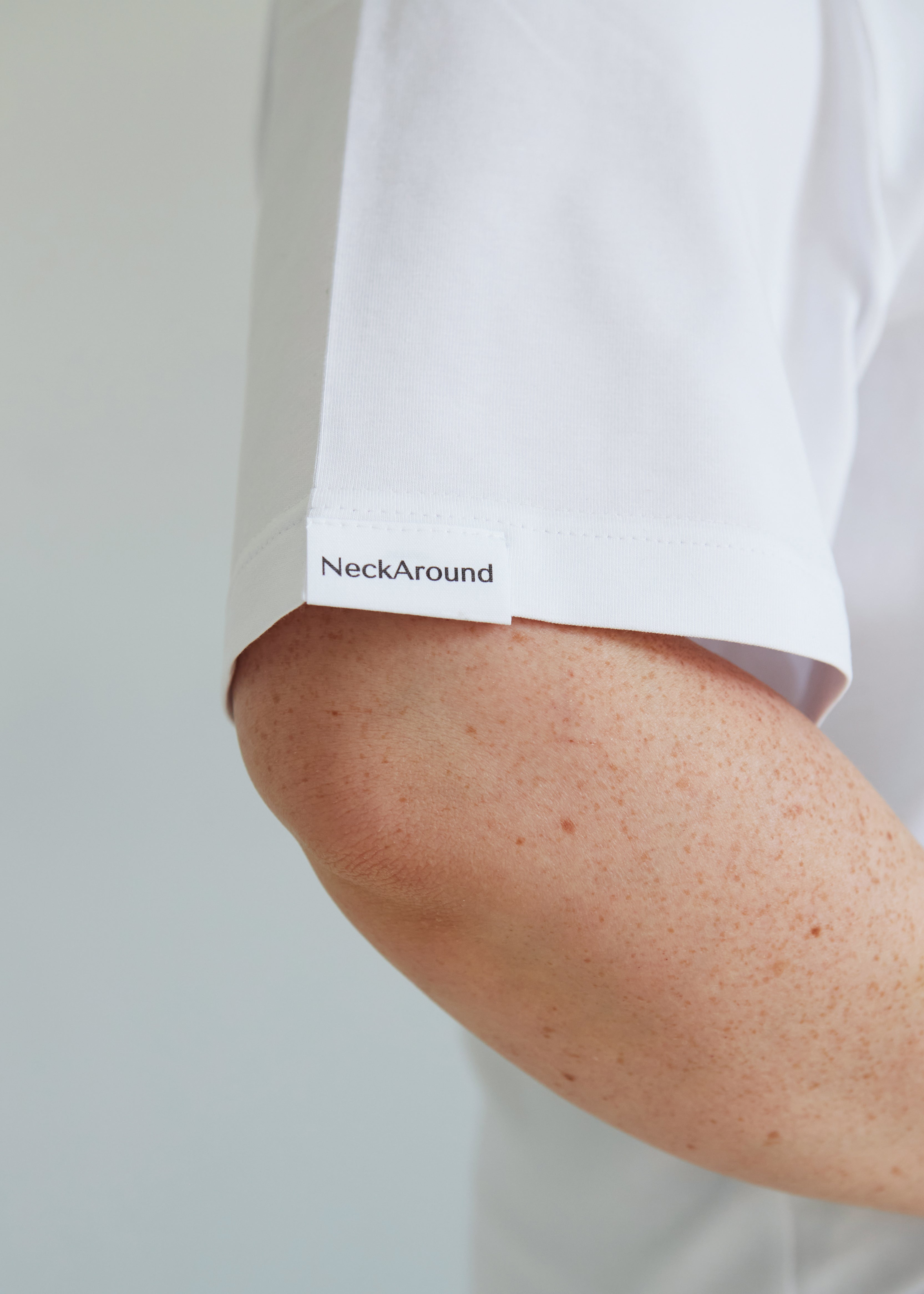 "EMBROIDERY", WHITE SHIRT