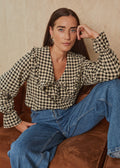 WOMEN'S ROMANTIC BLOUSE WITH COLLAR