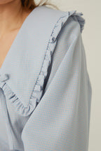 ROMANTIC BLOUSE, BLUE