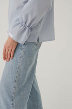 ROMANTIC BLOUSE, BLUE