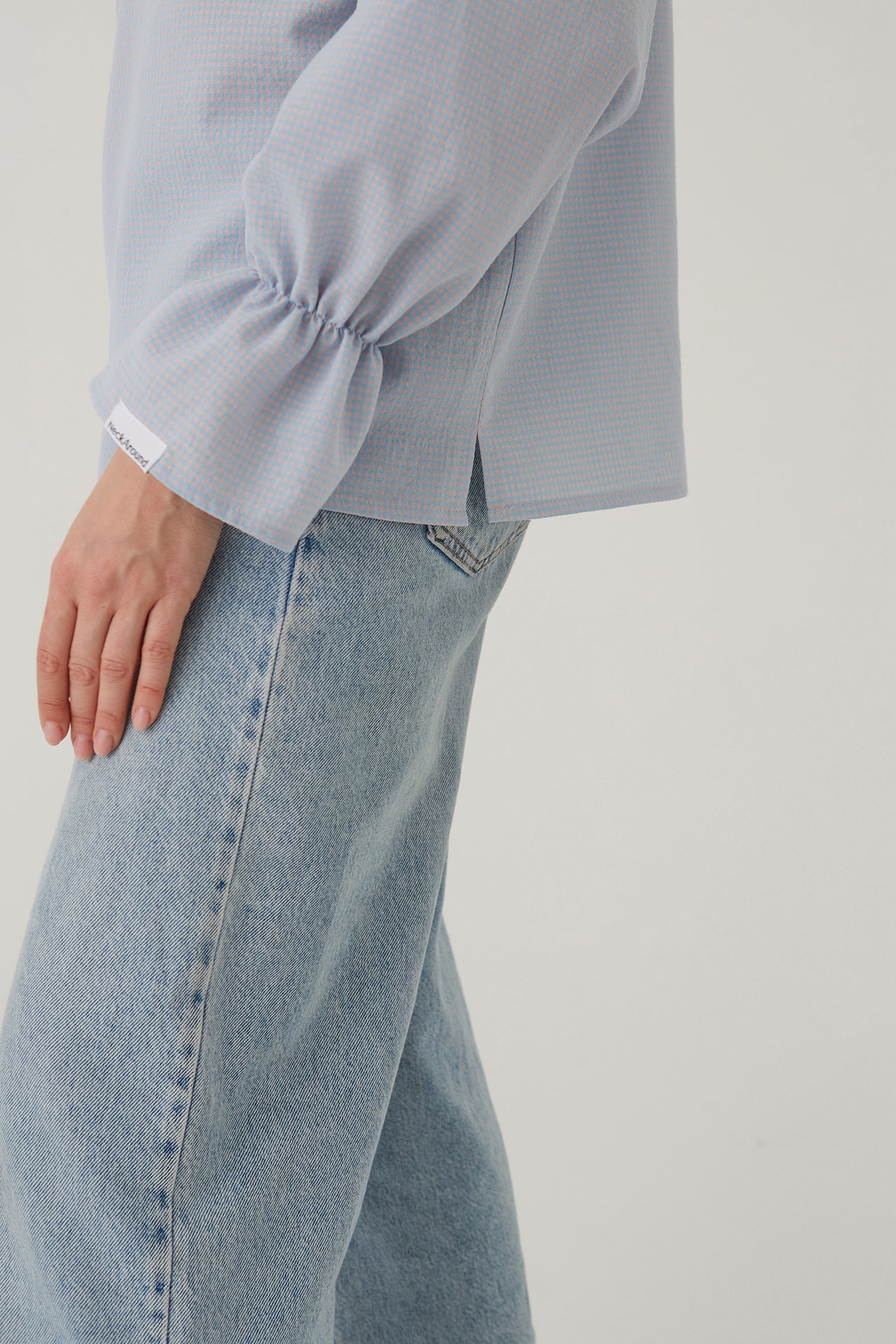 ROMANTIC BLOUSE, BLUE