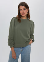 GREEN, SWEATER