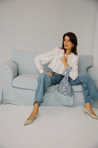 PRE-ORDER Romantic white shirt with a lace collar